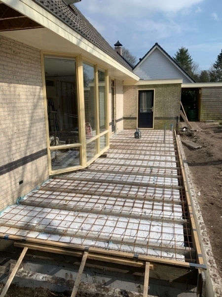 Gereed voor de beton